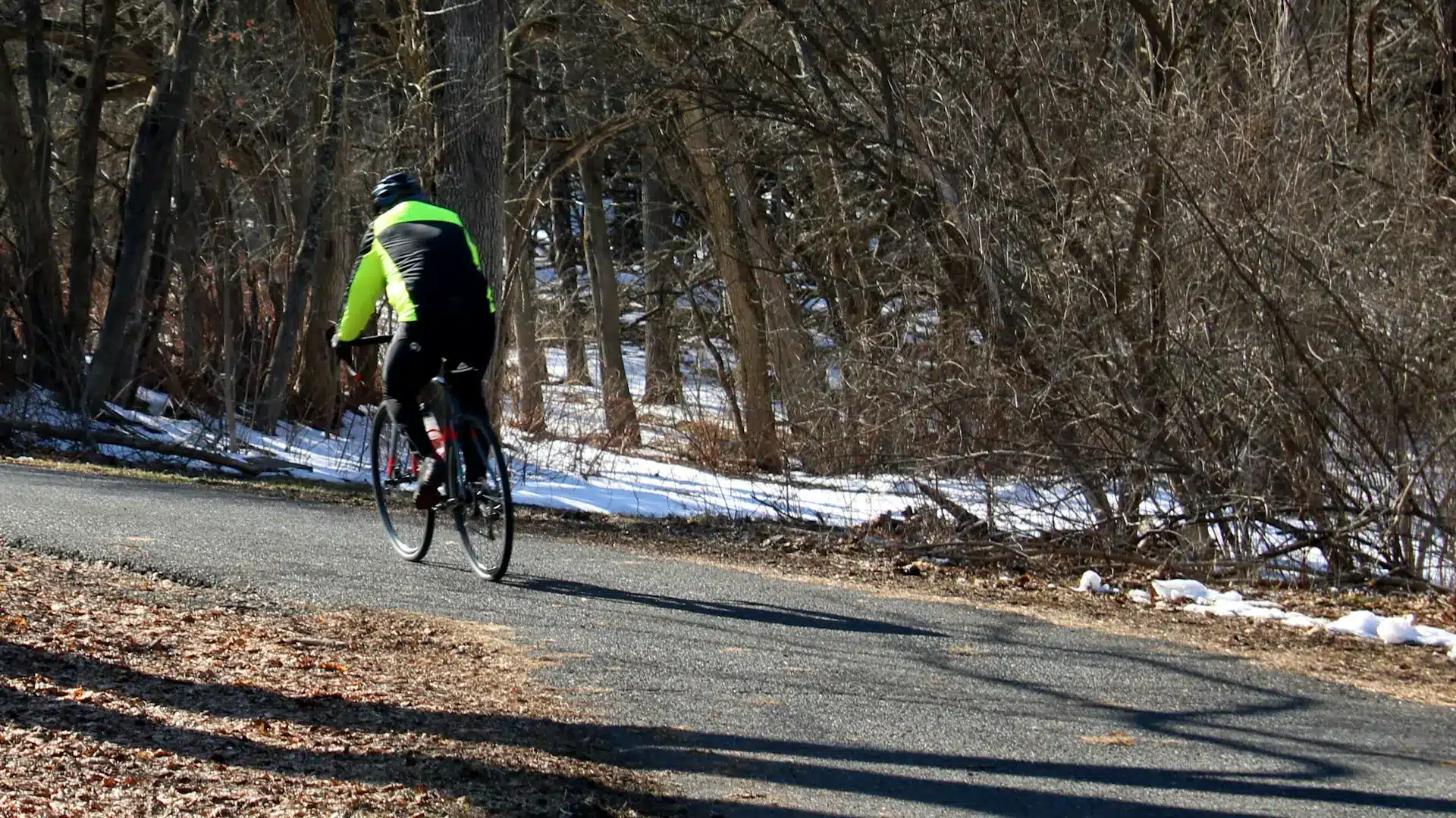 Asphalt paving bike trails